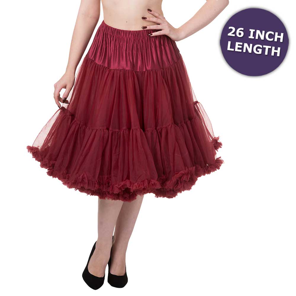 Dancing Days - Lifeforms Petticoat - 26 inch - Red